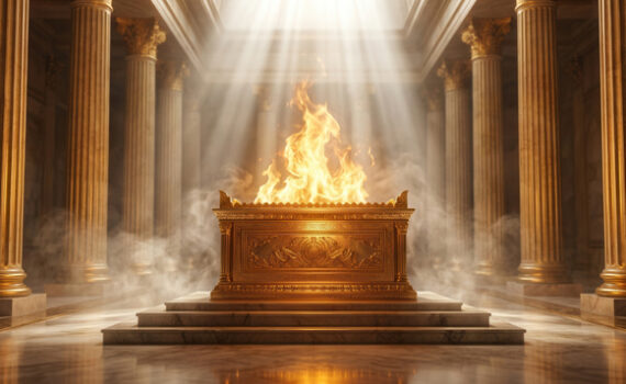 Altar brennend