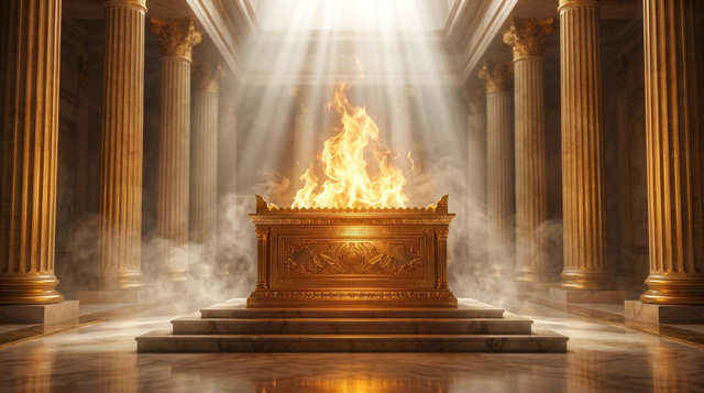 Altar brennend