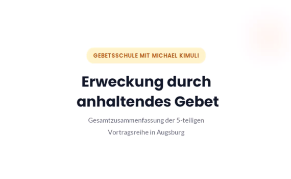 Gebetsschule 2